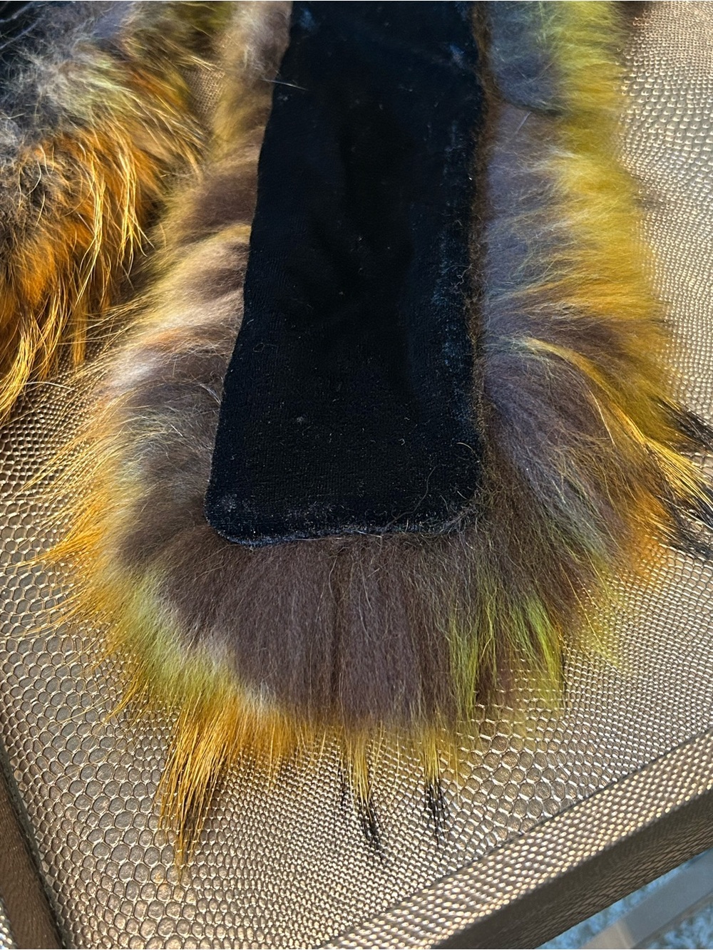 Real fur collar - Picture 7 of 12